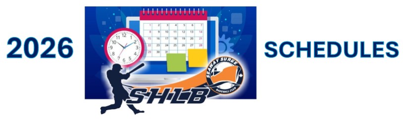 SHLB 2026 Schedules